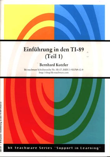 Taschenrechner TI-89, Literatur, Einf�hrung in den TI-89